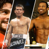 Banner highlighting legendary lightweights, featuring Vasyl Lomachenko in action, Roberto Duran's iconic stance, Julio Cesar Chavez eying his opponent, Shane Mosley poised to strike, and Terence Crawford showcasing his fighting prowess, celebrating the depth and talent of the lightweight division.