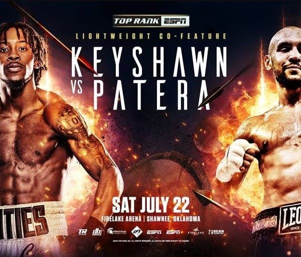 banner for keyshawn davis vs francesco patera