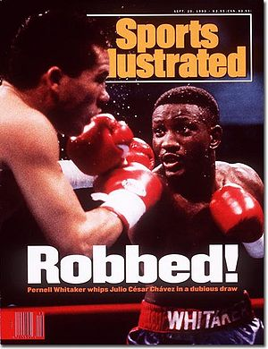 Sports Illustrated over with Pernell Whitaker Robbed